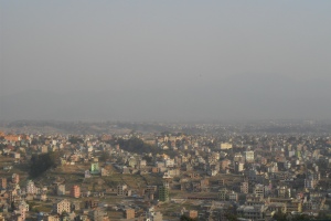 crowded kathmandu